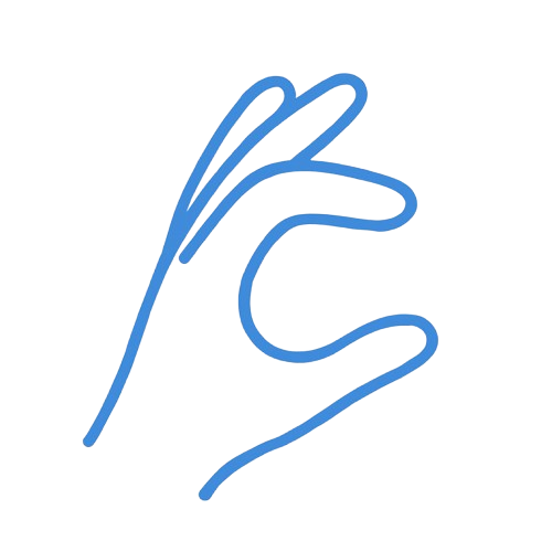 Place your hand in front of the camera